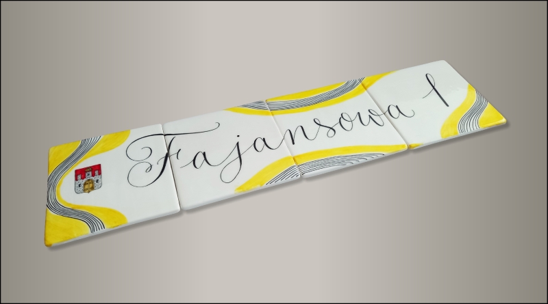 Tabliczka z nazwą ulicy